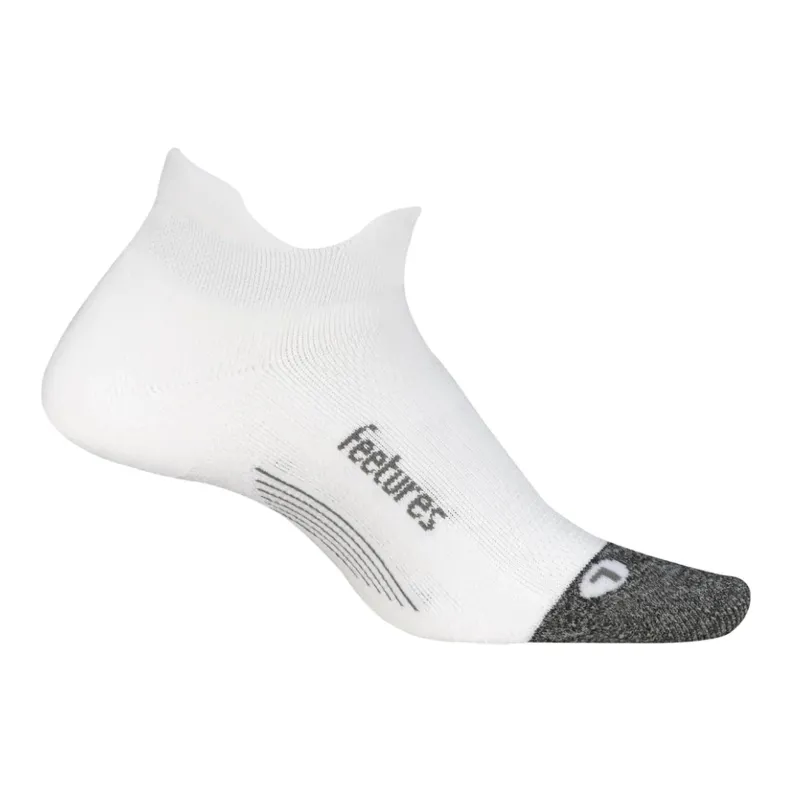 Feetures Elite Light Cushion No Show Tab in White